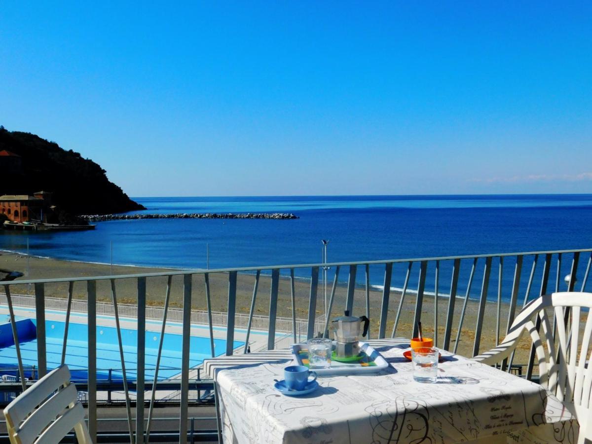 Trilocale con Meravigliosa Vista Mare Levanto Esterno foto