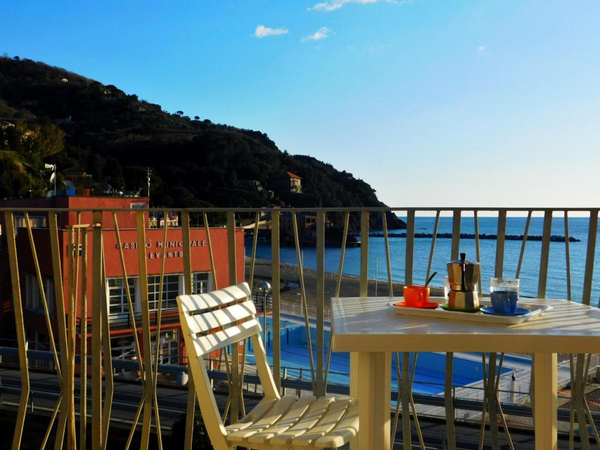 Trilocale con Meravigliosa Vista Mare Levanto Esterno foto